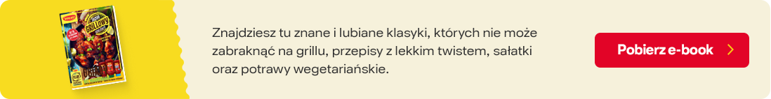 Znajdziesz tu znane i lubiane klasyki, których nie może zabraknąć na grillu, przepisy z lekkim twistem, sałatki oraz potrawy wegetariańskie.​