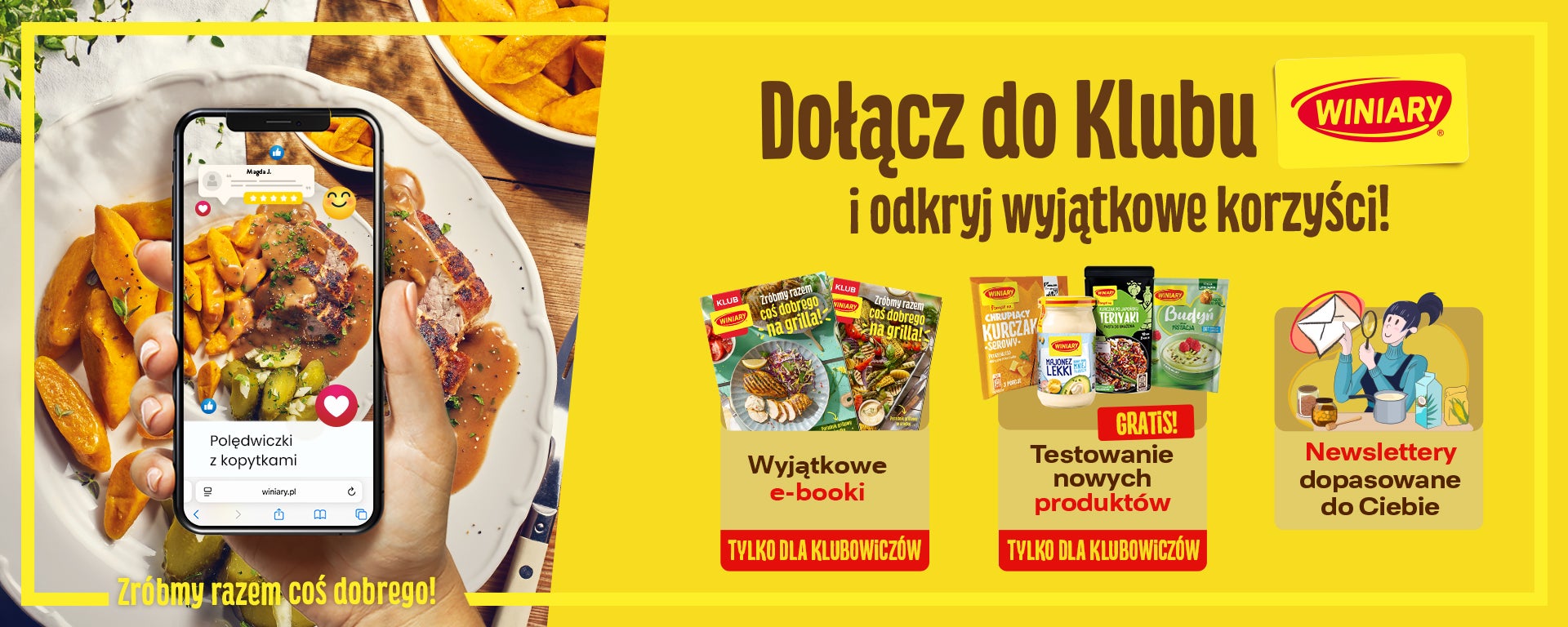 Baner - Dołącz do Klubu Winiary - e-book grill