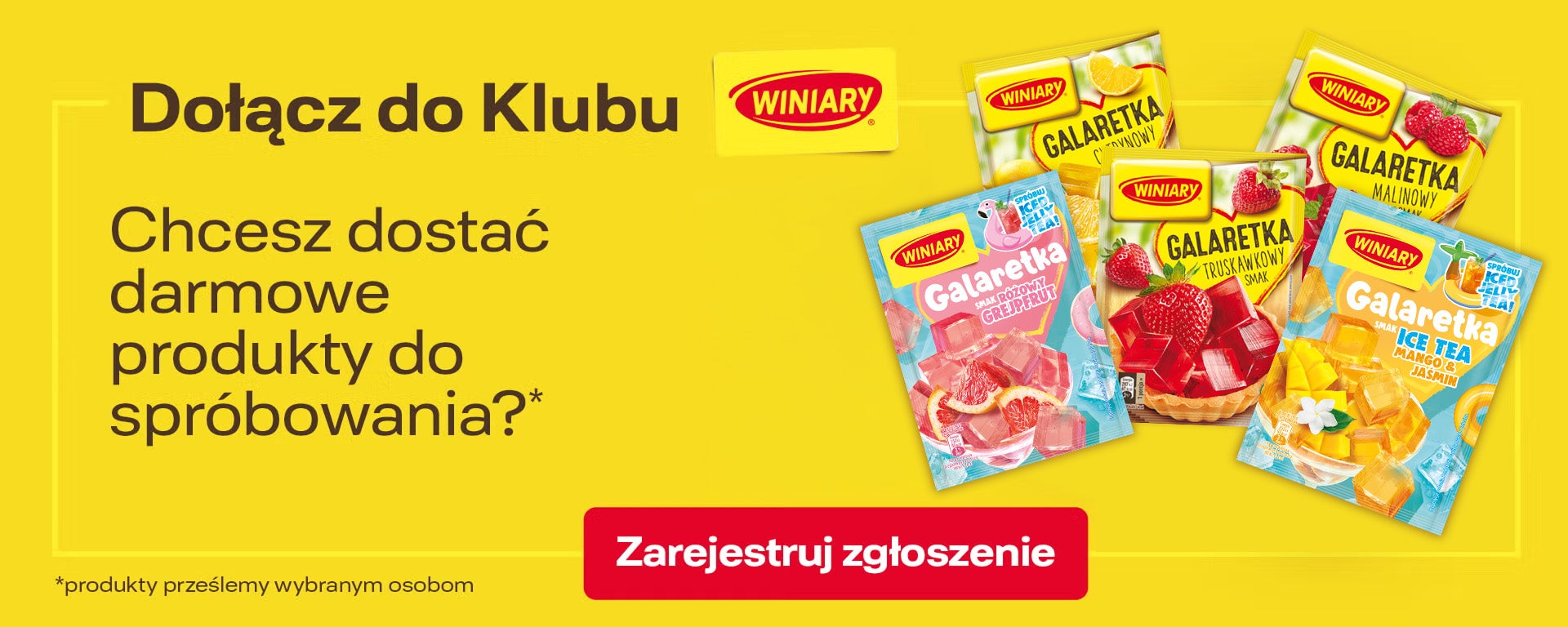 Chcesz dostać darmowe produkty do spróbowania?